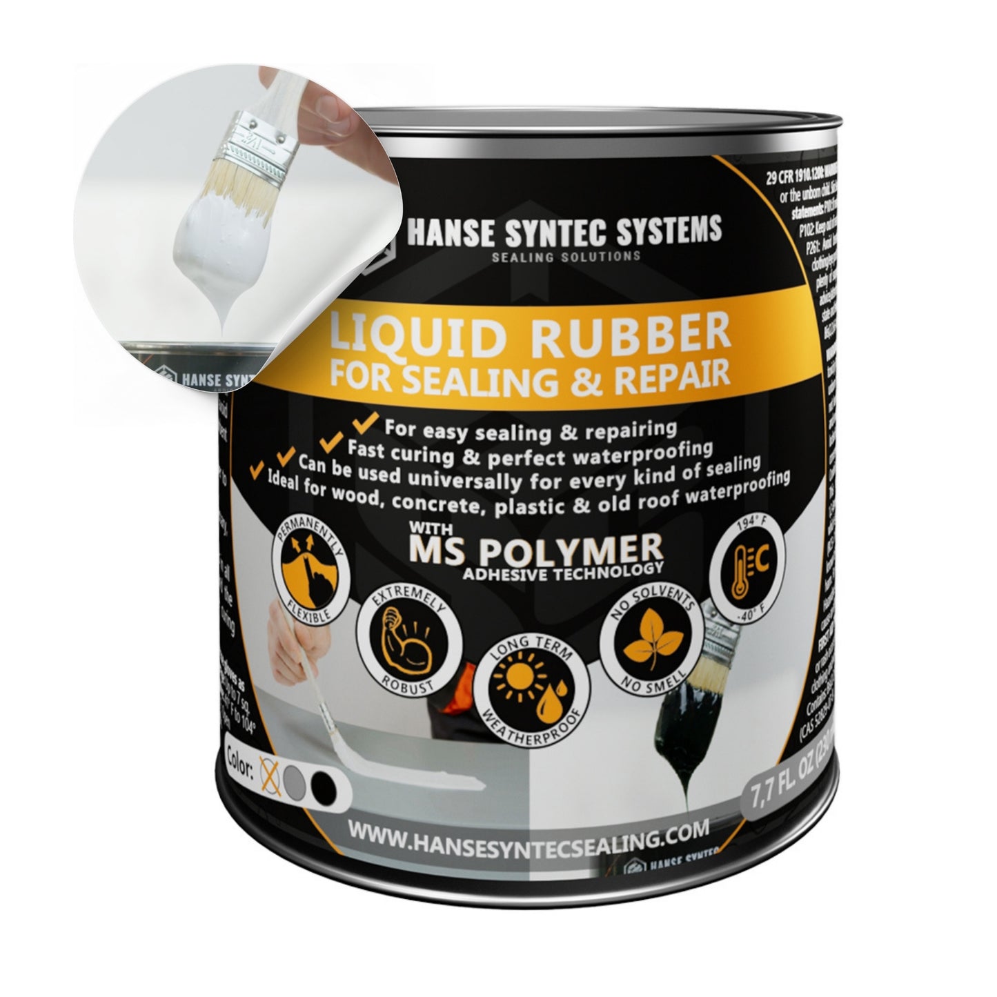 Rubberized Waterproof Sealant Colored