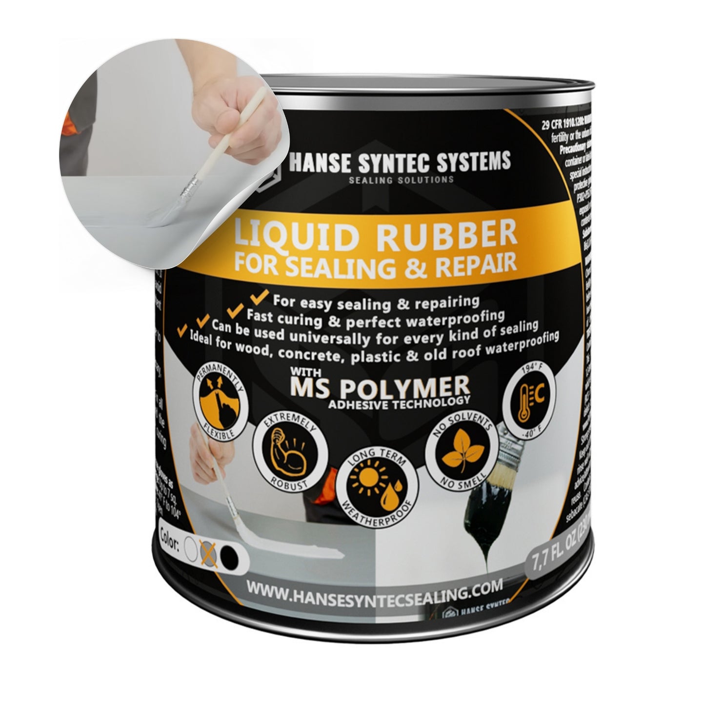 Rubberized Waterproof Sealant Colored