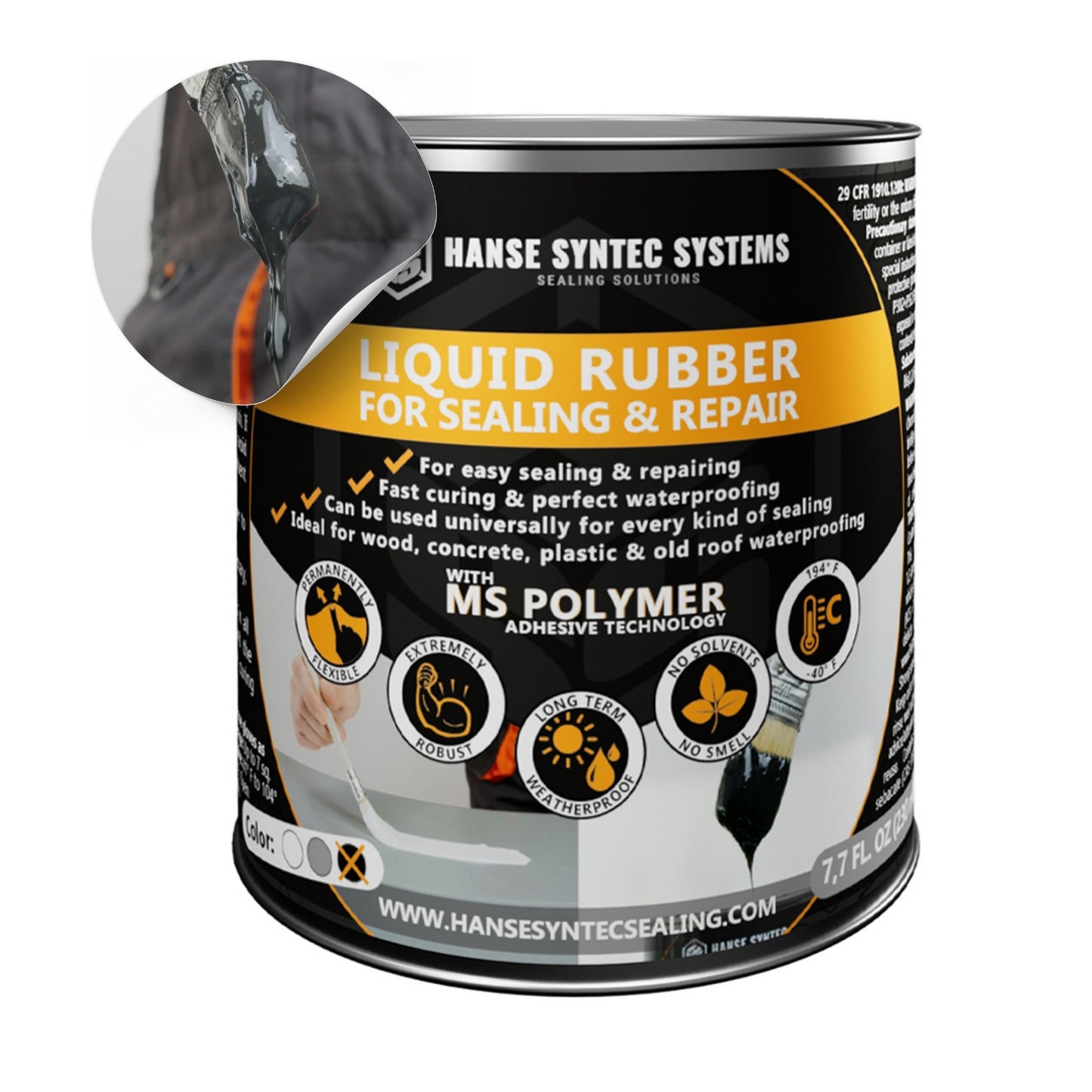 Rubberized Waterproof Sealant Colored