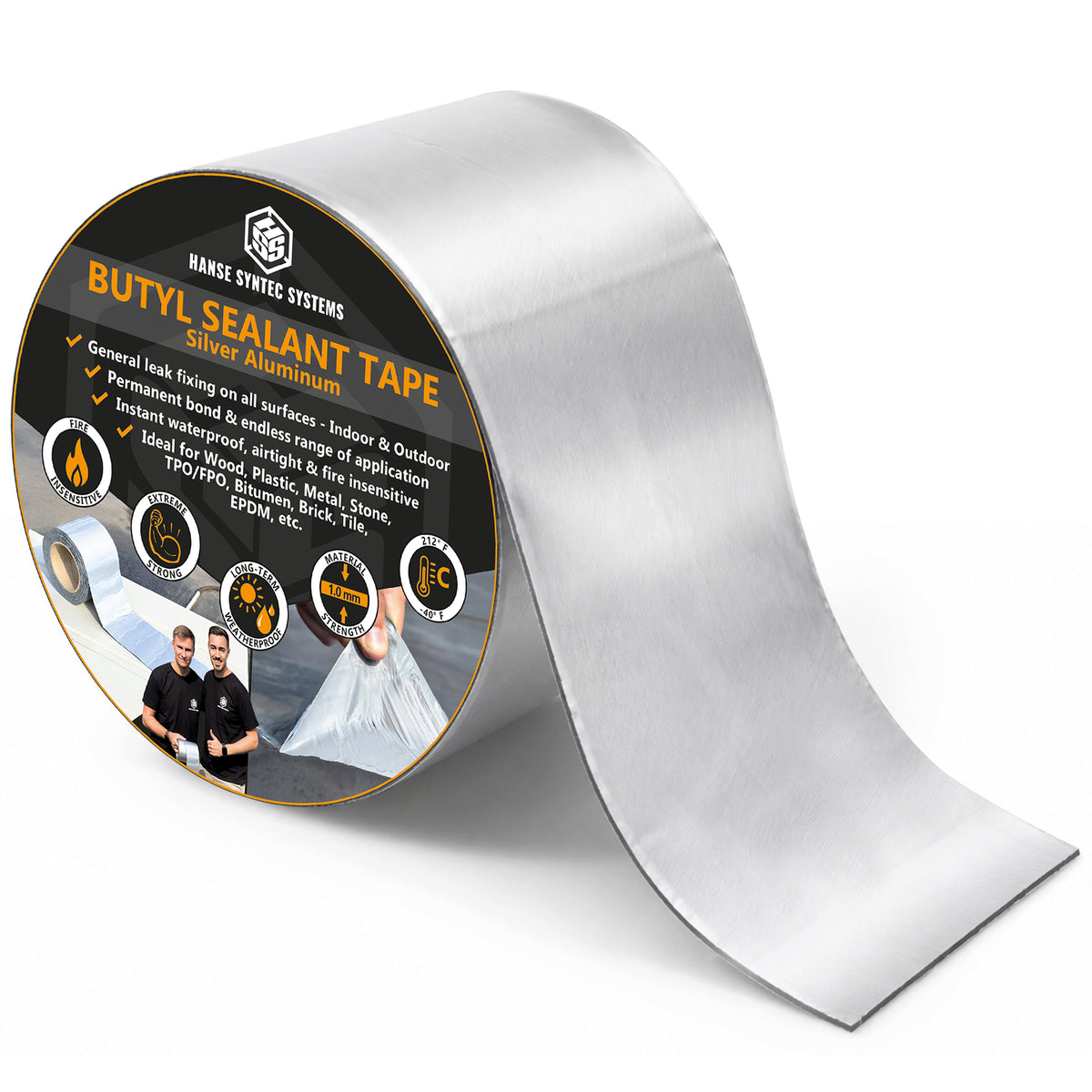 Sealant Tape B1+ Silver 4 inch x 50 feet