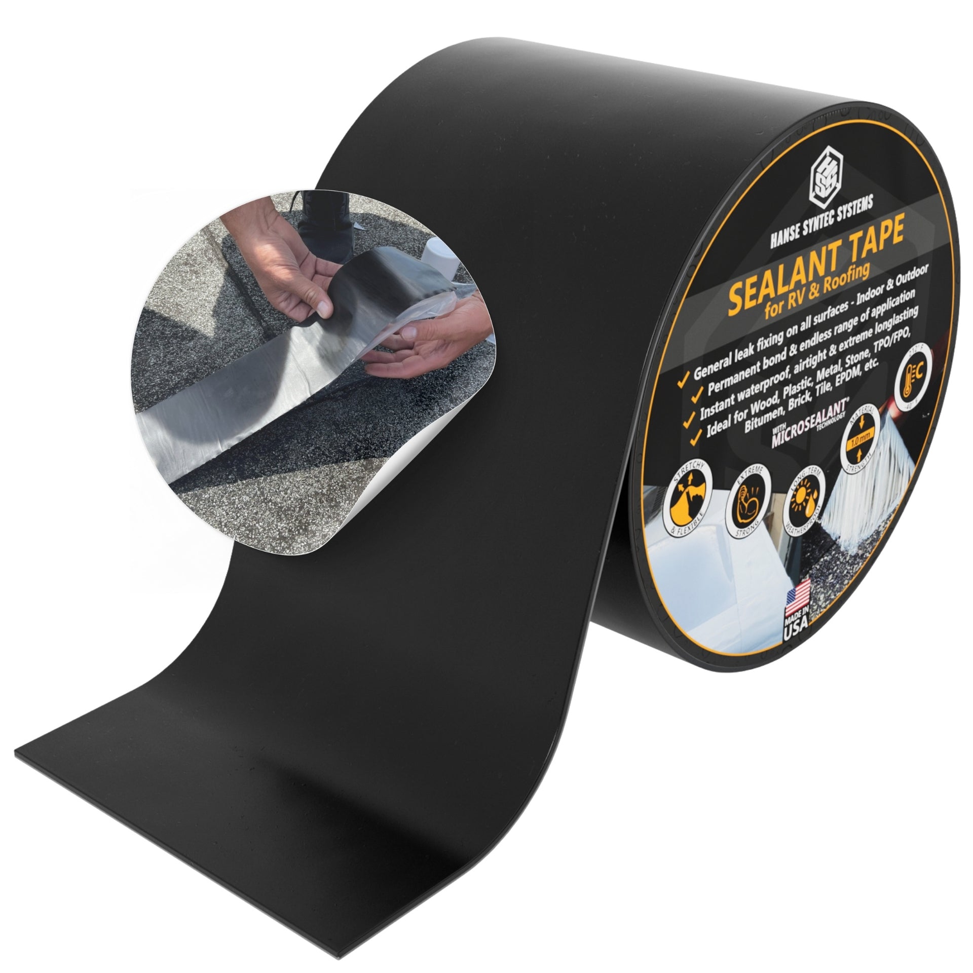 Pristina Cleaning HSS Sealant Tape With MicroSealant - Waterproof